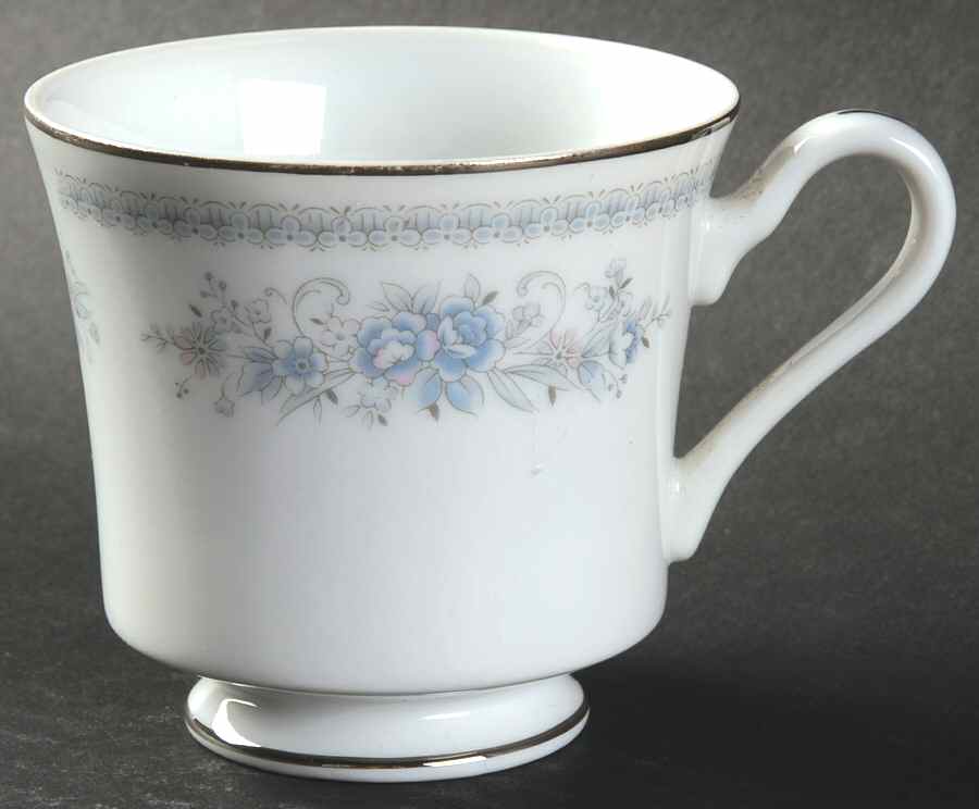 Christine (Blue Flowers) Footed Cup by Fine China of Japan-1