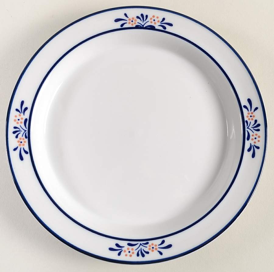 Country French Salad Plate by Fine China of Japan-1