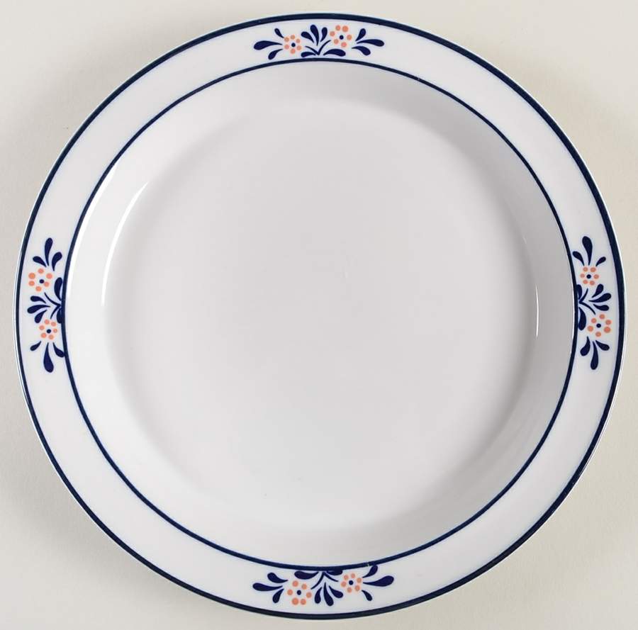 Country French Dinner Plate by Fine China of Japan-1