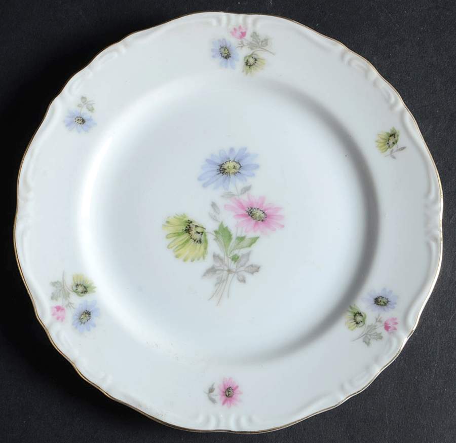 Daisy Bread & Butter Plate by Fine China of Japan-1