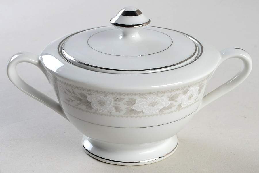 Daryl Sugar Bowl & Lid by Fine China of Japan-1