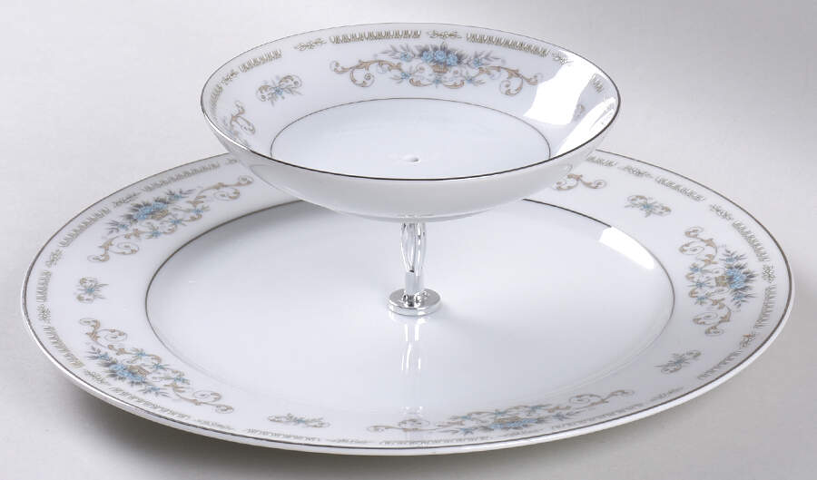 Diane 3 1/4"-3 7/8" Chip & Dip/Veg Set 2 Pce (DP/FR) HC by Fine China of Japan-1