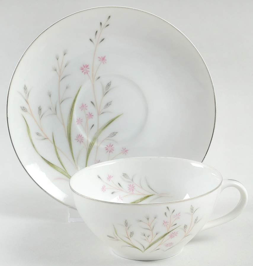 Eden Flat Cup & Saucer Set by Fine China of Japan-1