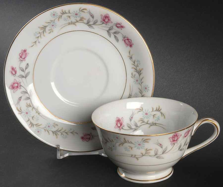 Elegance Footed Cup & Saucer Set by JCPenney-1