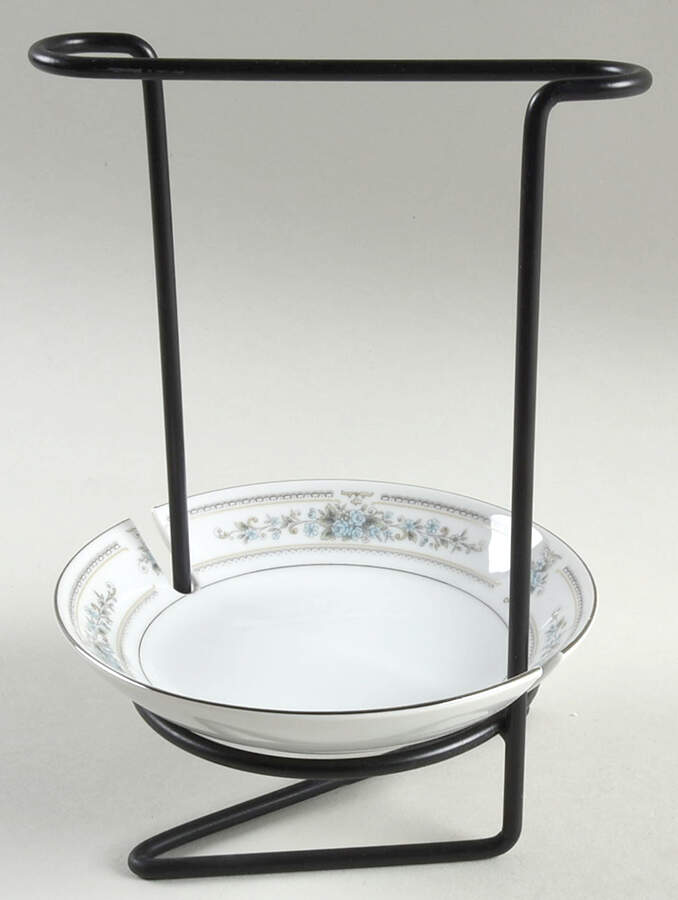 Elington 8"-8 1/4" Salad Serving Set/Utensil Holder  HC by Fine China of Japan-1