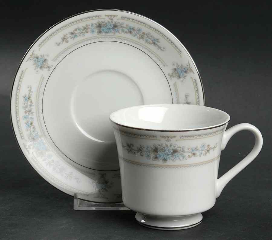 Elington Footed Cup & Saucer Set by Fine China of Japan-1