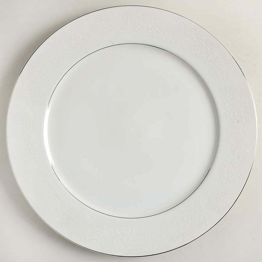 Elegant Lace 12" Chop Plate (Round Platter) by Fine China of Japan-1