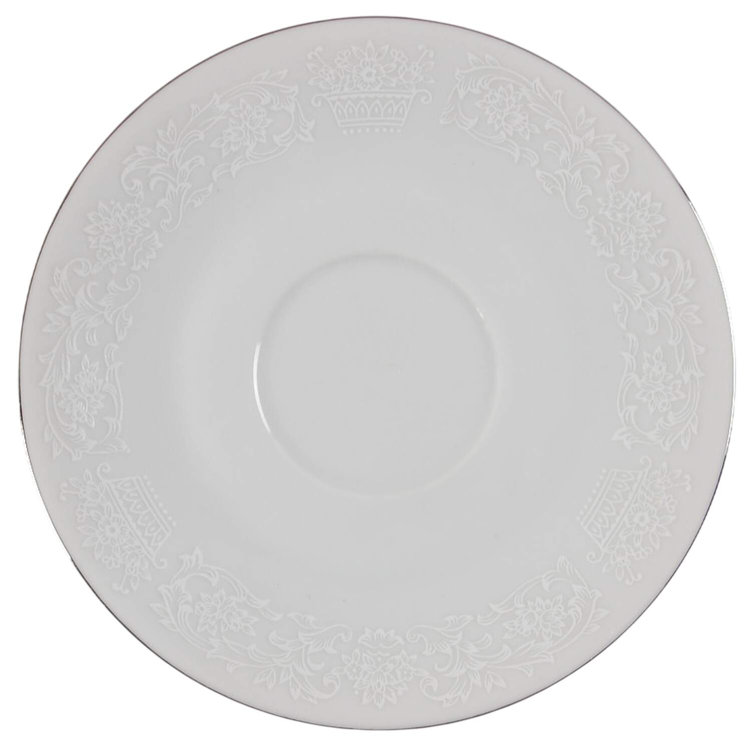 Elegant Lace Saucer by Fine China of Japan-1