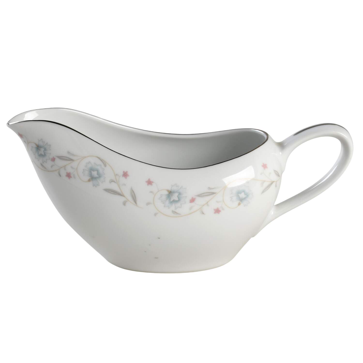 English Garden (Platinum) Gravy Boat by Fine China of Japan-1