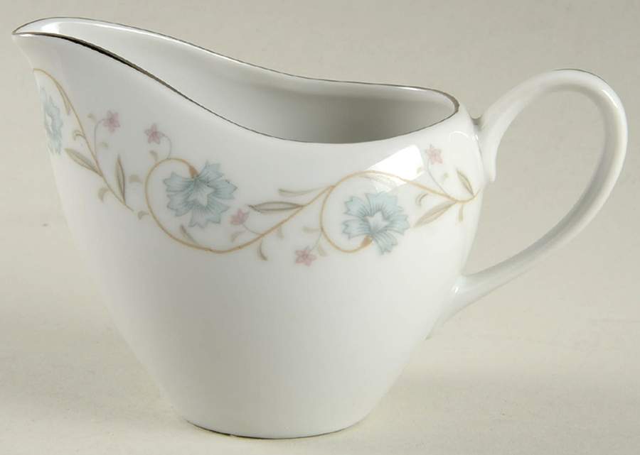 English Garden (Platinum) Creamer by Fine China of Japan-1