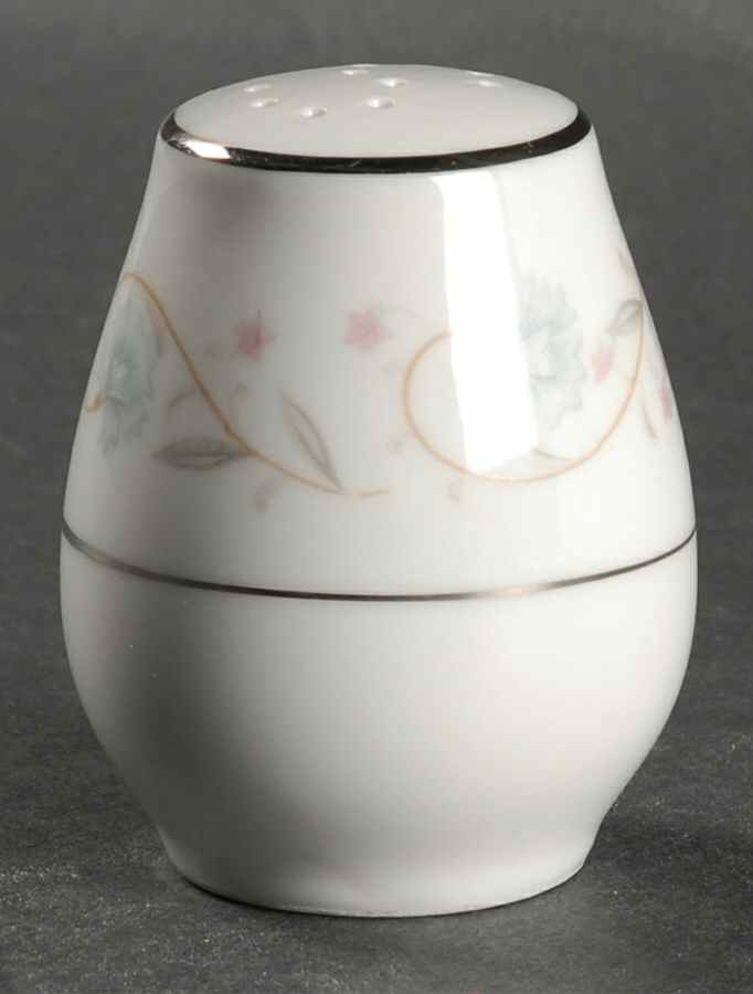 English Garden (Platinum) Salt Shaker by Fine China of Japan-1