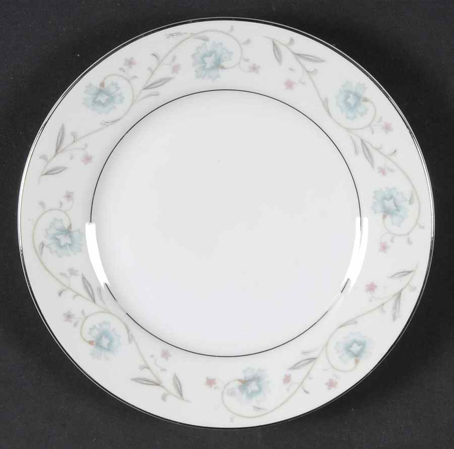 English Garden (Platinum) Bread & Butter Plate by Fine China of Japan-1