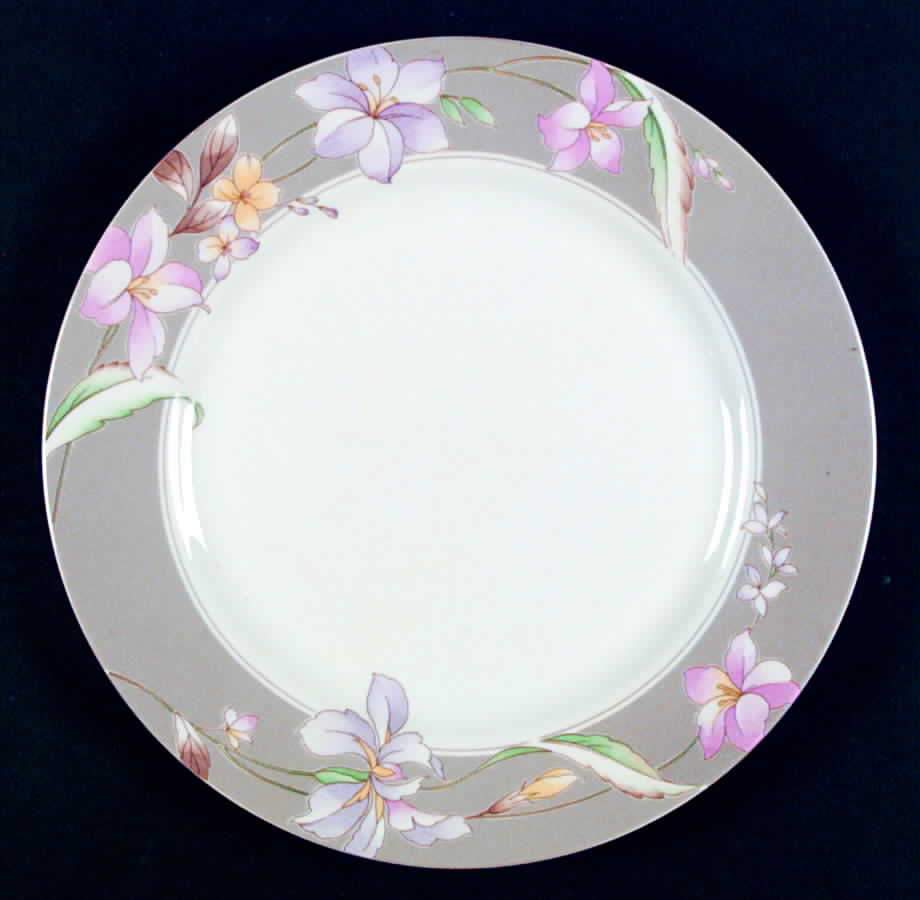 Fantasy Grey Dinner Plate by Fine China of Japan-1