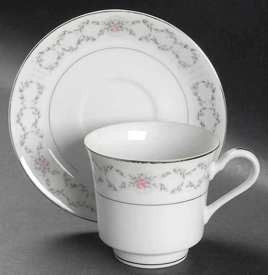 Fair Lawn Footed Cup & Saucer Set by Fine China of Japan-1