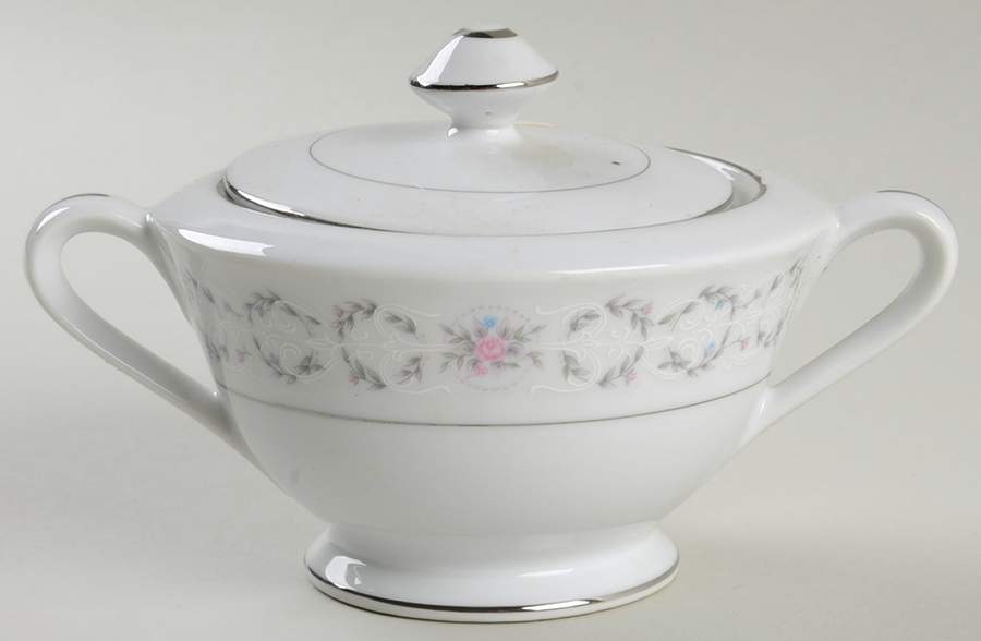 Fair Lawn Sugar Bowl & Lid by Fine China of Japan-1