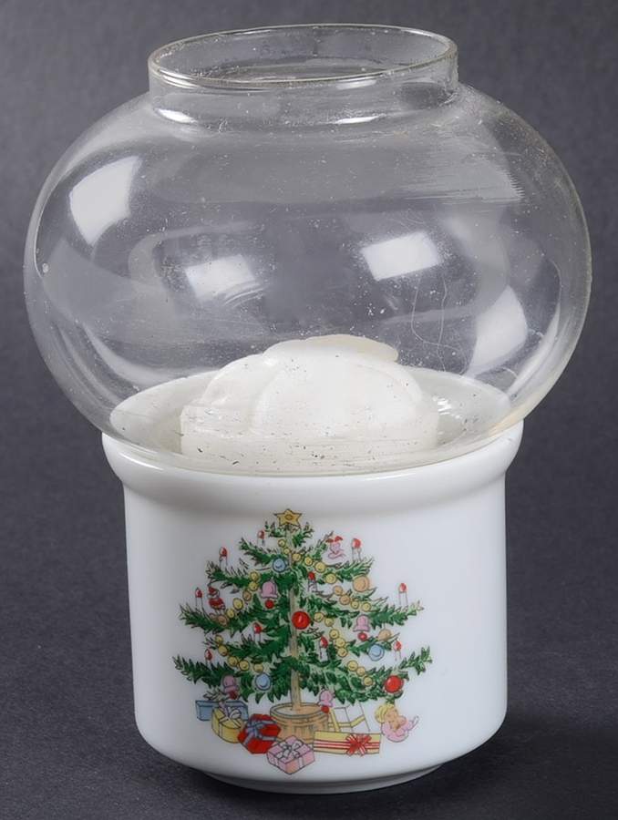 Christmas Tree Votive Candleholder with Glass Globe by Lefton-1