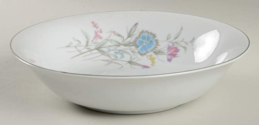 Fleur 8" Round Vegetable Bowl by Fine China of Japan-1