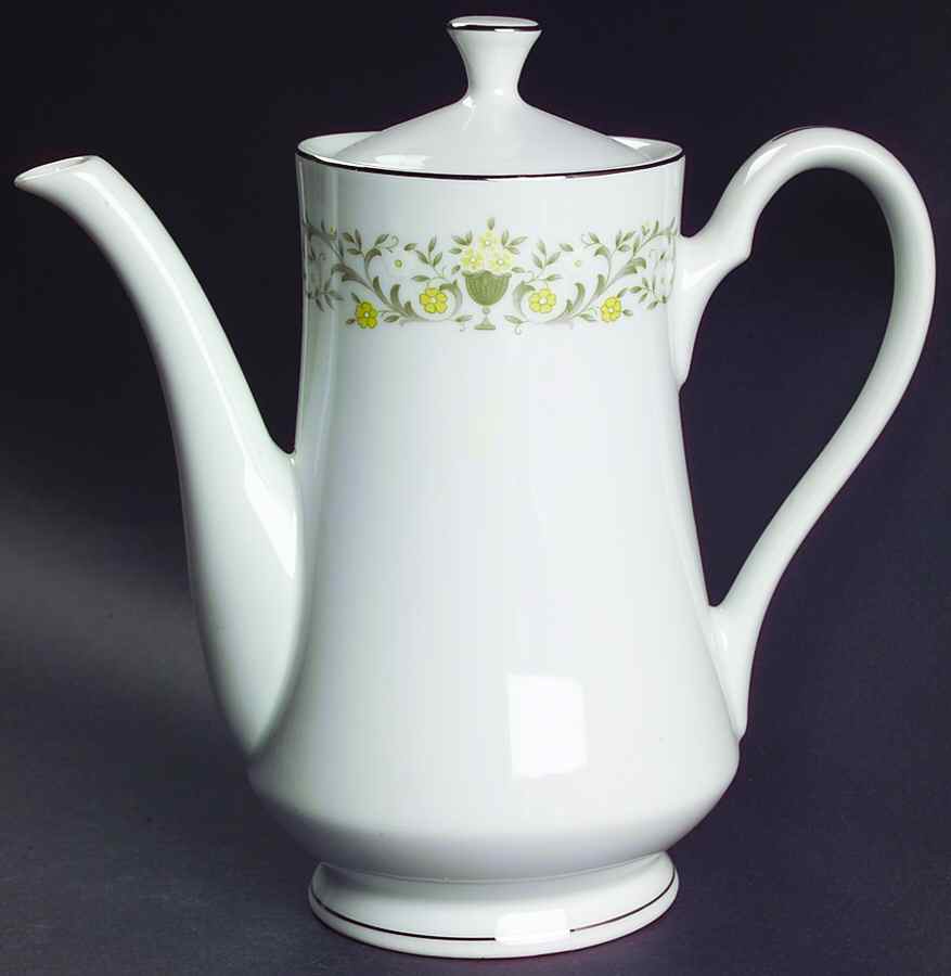 Florentine Coffee Pot & Lid by Fine China of Japan-1