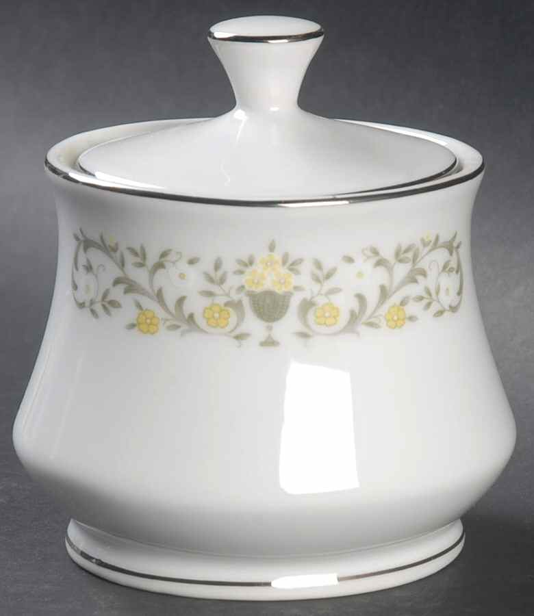 Florentine Sugar Bowl & Lid by Fine China of Japan-1