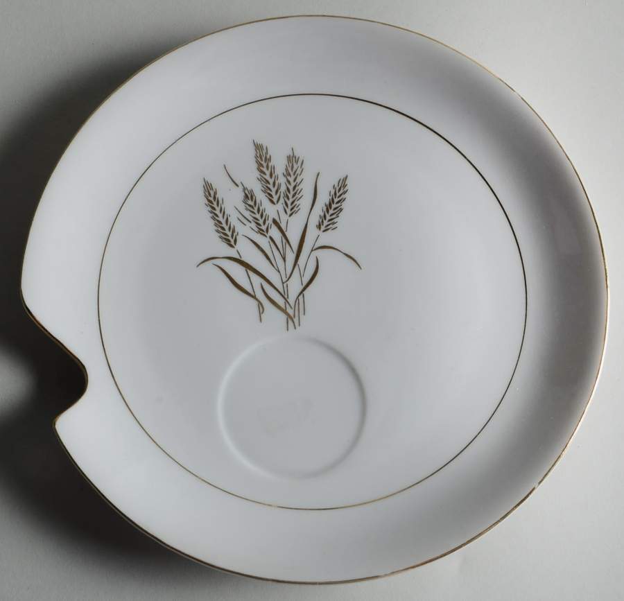 Flowing Wheat Snack Plate by Fine China of Japan-1