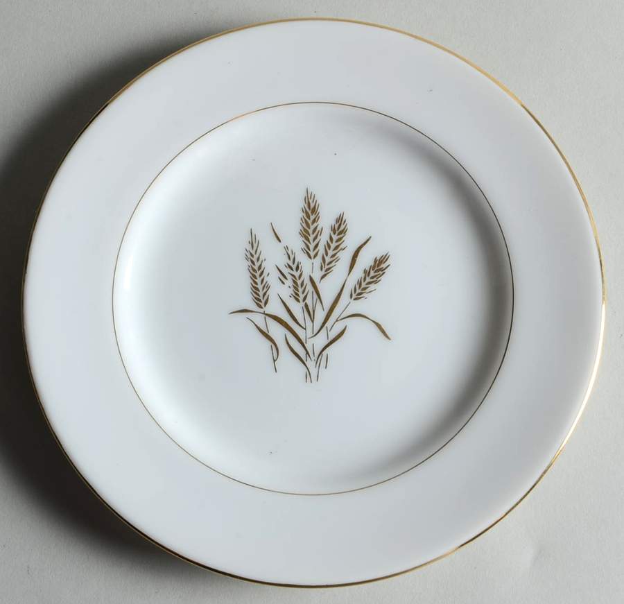 Flowing Wheat Bread & Butter Plate by Fine China of Japan-1