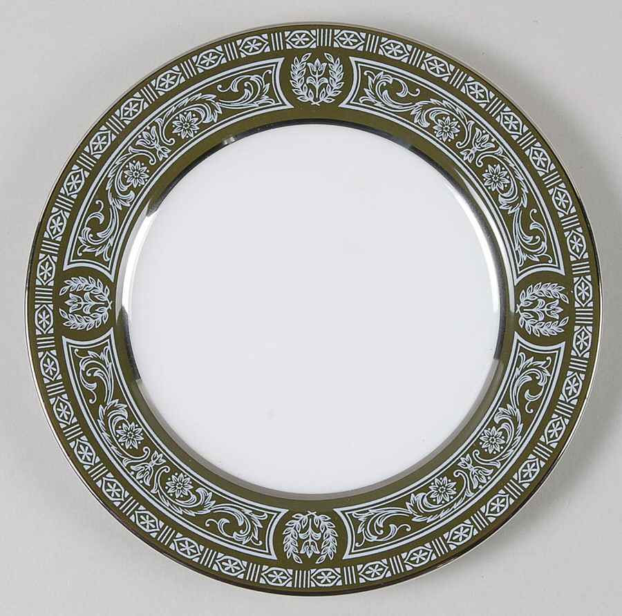 Forest Damask Bread & Butter Plate by Sears-1
