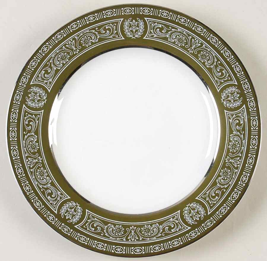Forest Damask Salad Plate by Sears-1