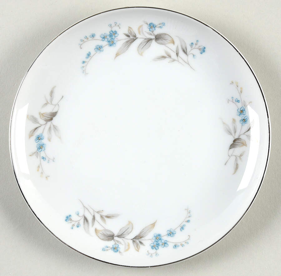 Forget Me Not Bread & Butter Plate by Fine China of Japan-1