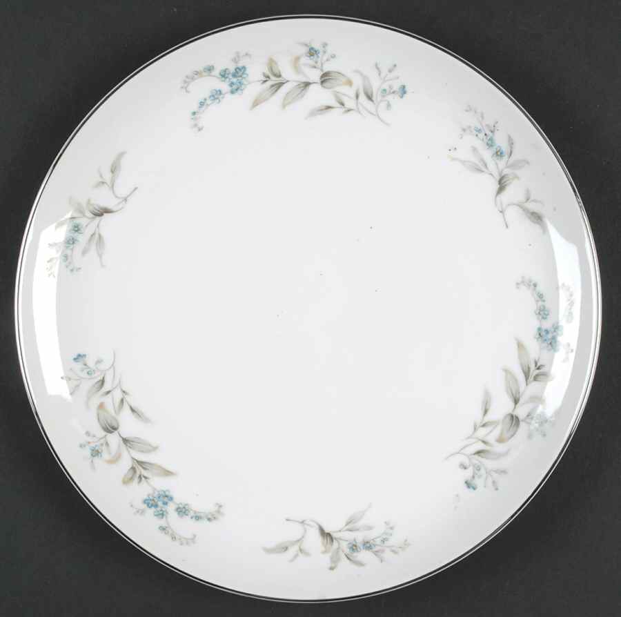 Forget Me Not Luncheon Plate by Fine China of Japan-1