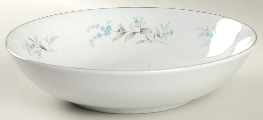 Forget Me Not 9" Round Vegetable Bowl by Fine China of Japan-1
