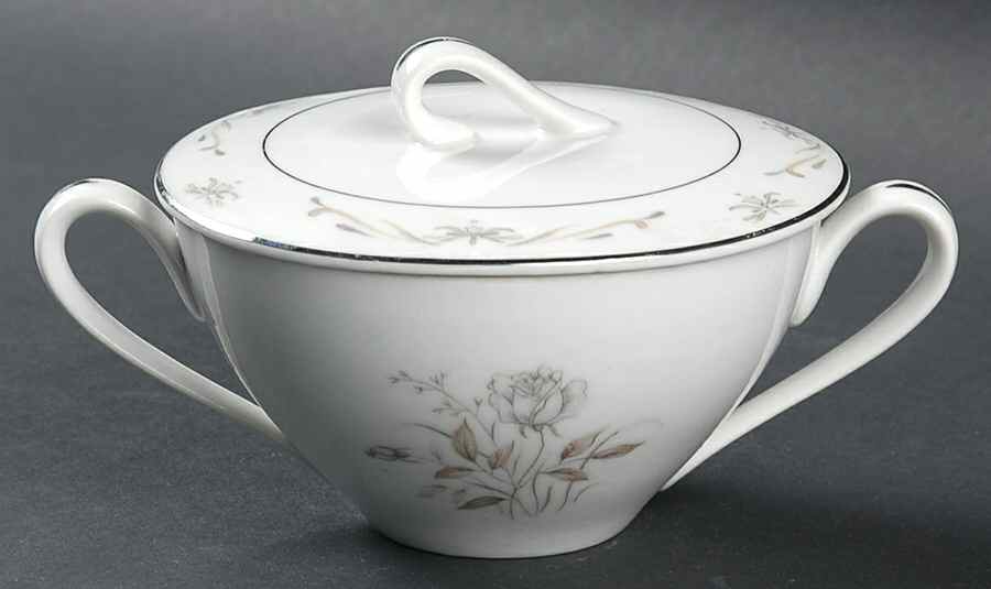 Fremont Sugar Bowl & Lid by Fine China of Japan-1
