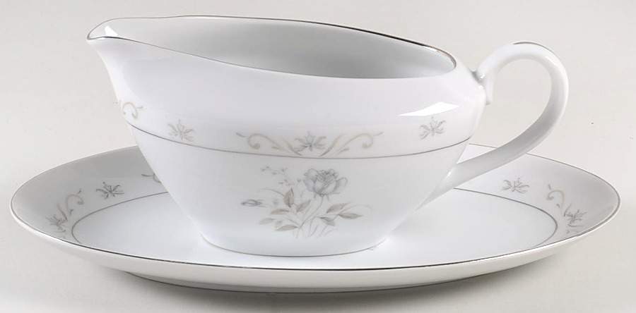 Fremont Gravy Boat & Underplate by Fine China of Japan-1