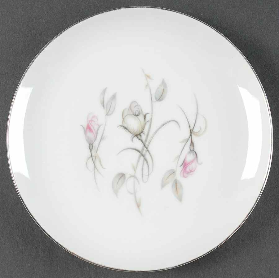 French Rose Bread & Butter Plate by Modar-1