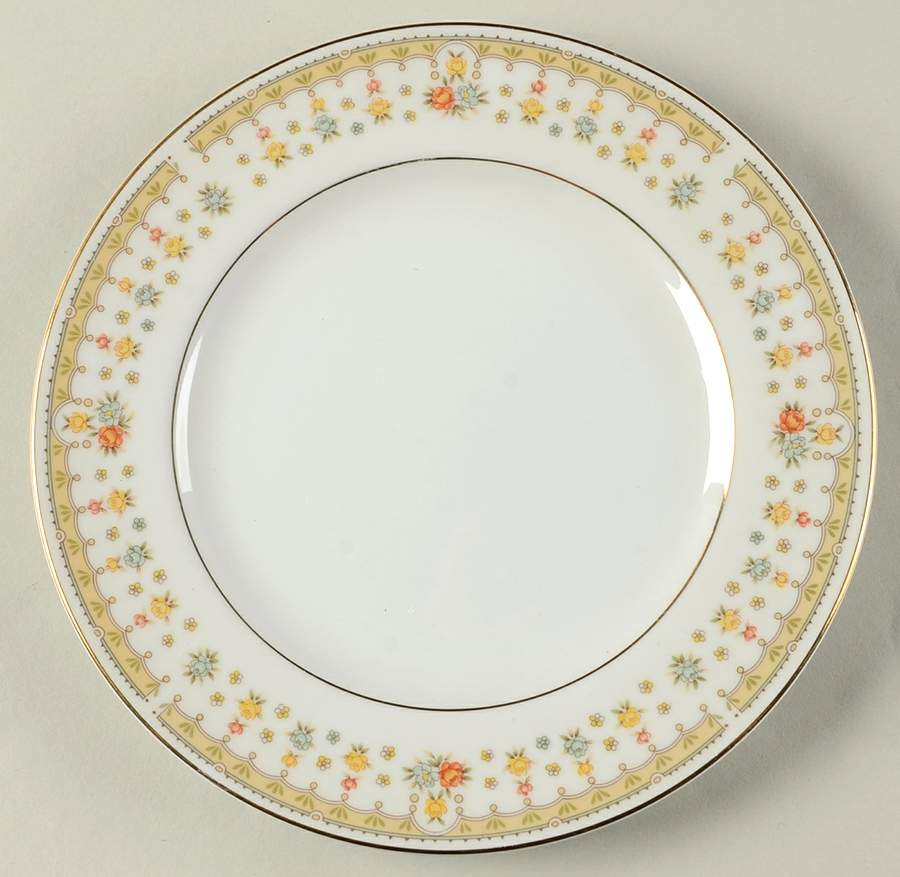 Garden Bouquet Salad Plate by Fine China of Japan-1