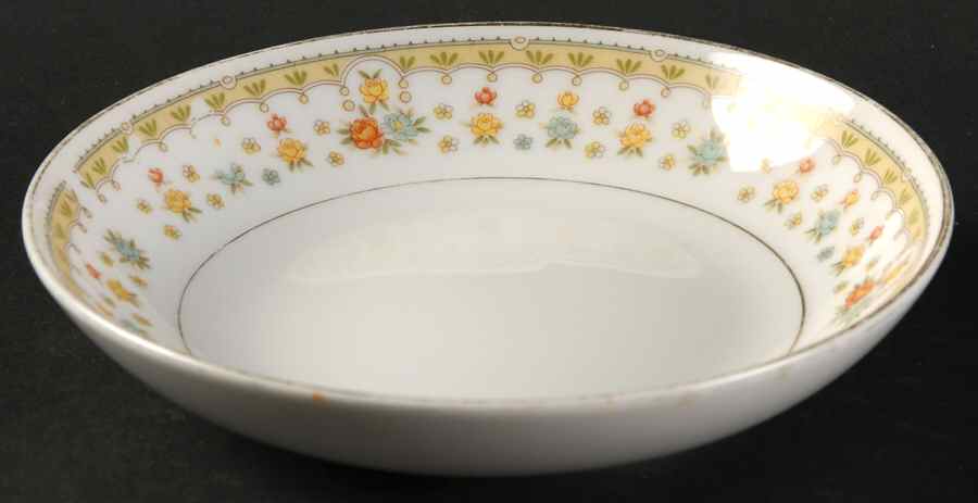 Garden Bouquet Fruit/Dessert (Sauce) Bowl by Fine China of Japan-1