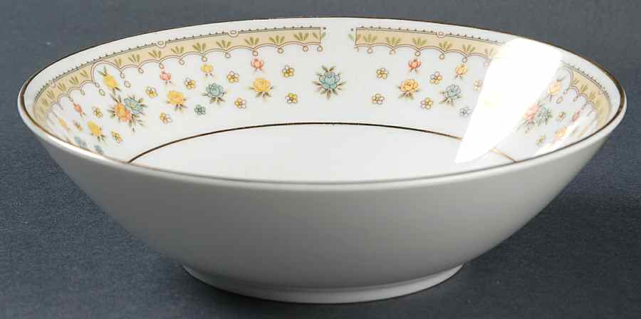 Garden Bouquet Coupe Cereal Bowl by Fine China of Japan-1