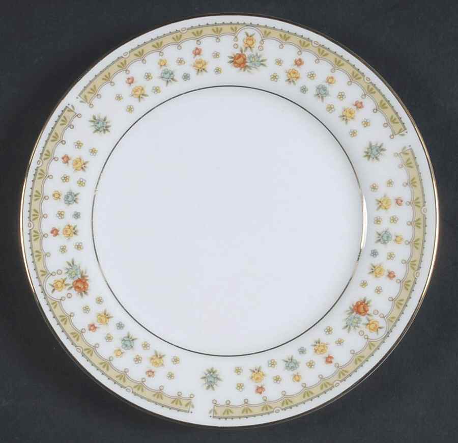 Garden Bouquet Bread & Butter Plate by Fine China of Japan-1