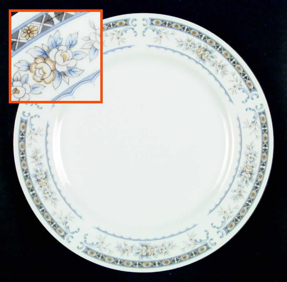 Garden Dinner Plate by Fine China of Japan-1