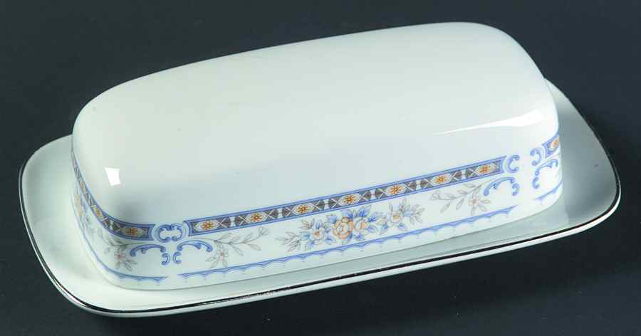 Garden 1/4 Lb Covered Butter by Fine China of Japan-1