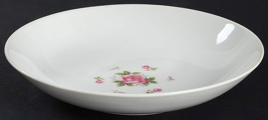 Gemini Rose Coupe Soup Bowl by Fine China of Japan-1