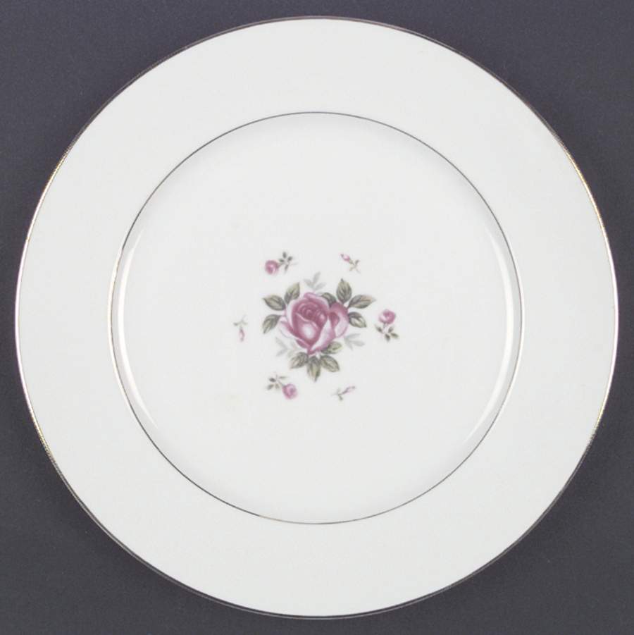Gemini Rose Dinner Plate by Fine China of Japan-1