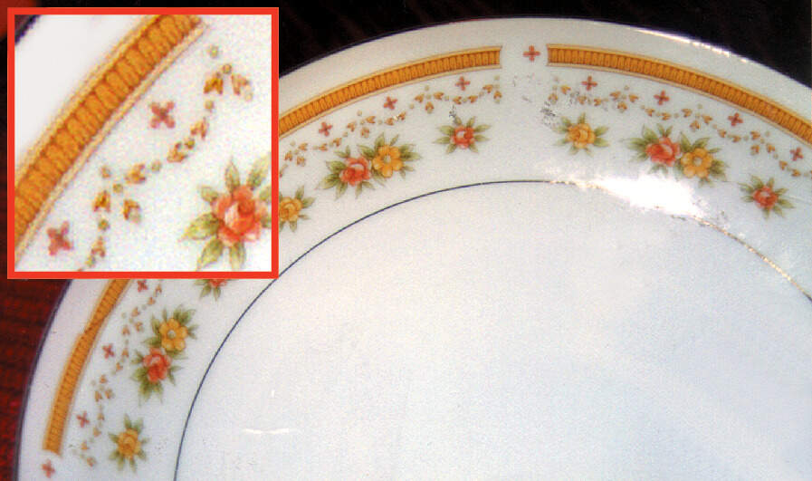 Gold Bouquet Dinner Plate by Fine China of Japan-1