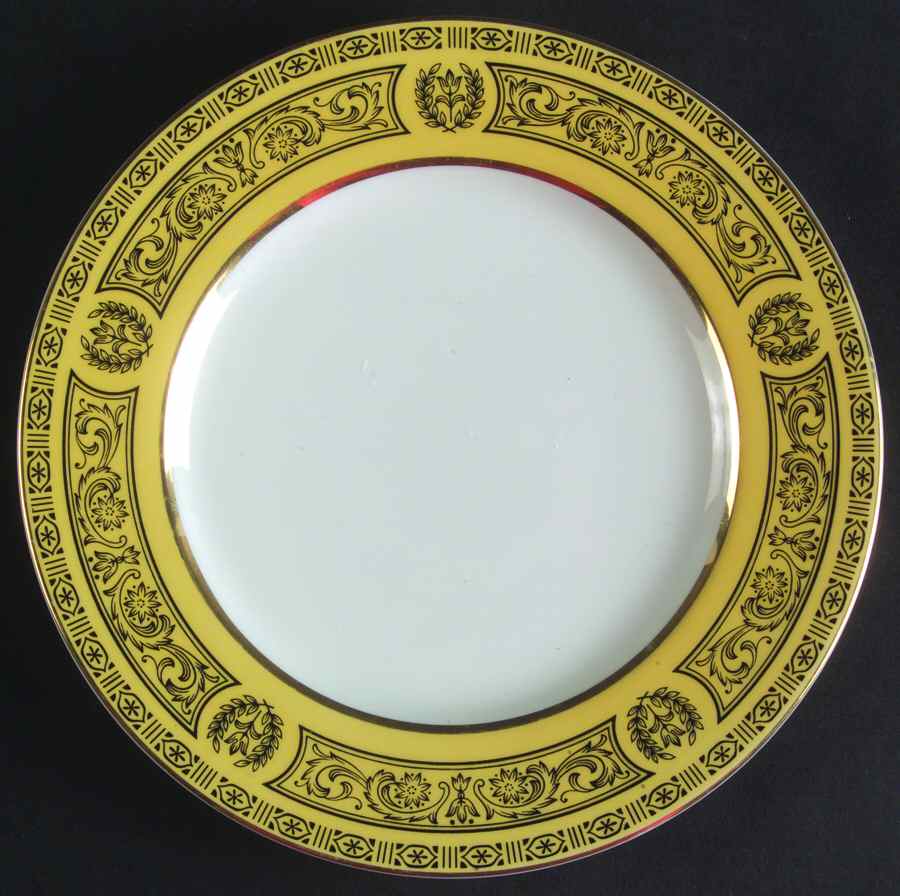 Golden Damask Salad Plate by Sears-1