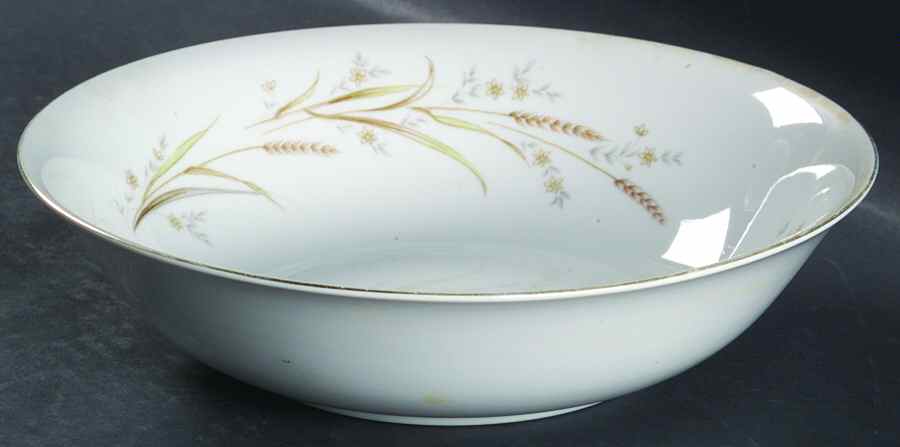 Golden Harvest 9" Round Vegetable Bowl by Fine China of Japan-1
