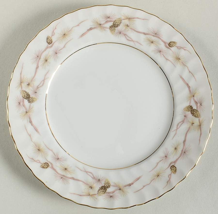 Golden Pine Salad Plate by Fine China of Japan-1