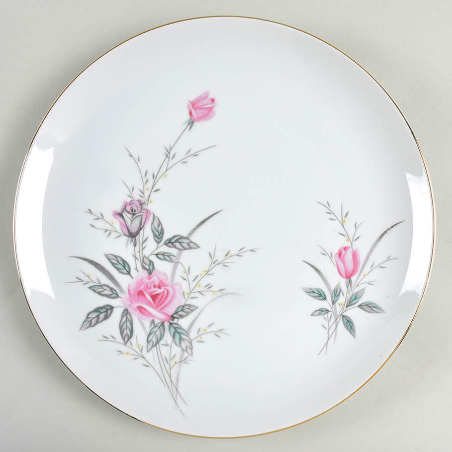 Golden Rose (Pink Roses, Msi) Dinner Plate by Fine China of Japan-1