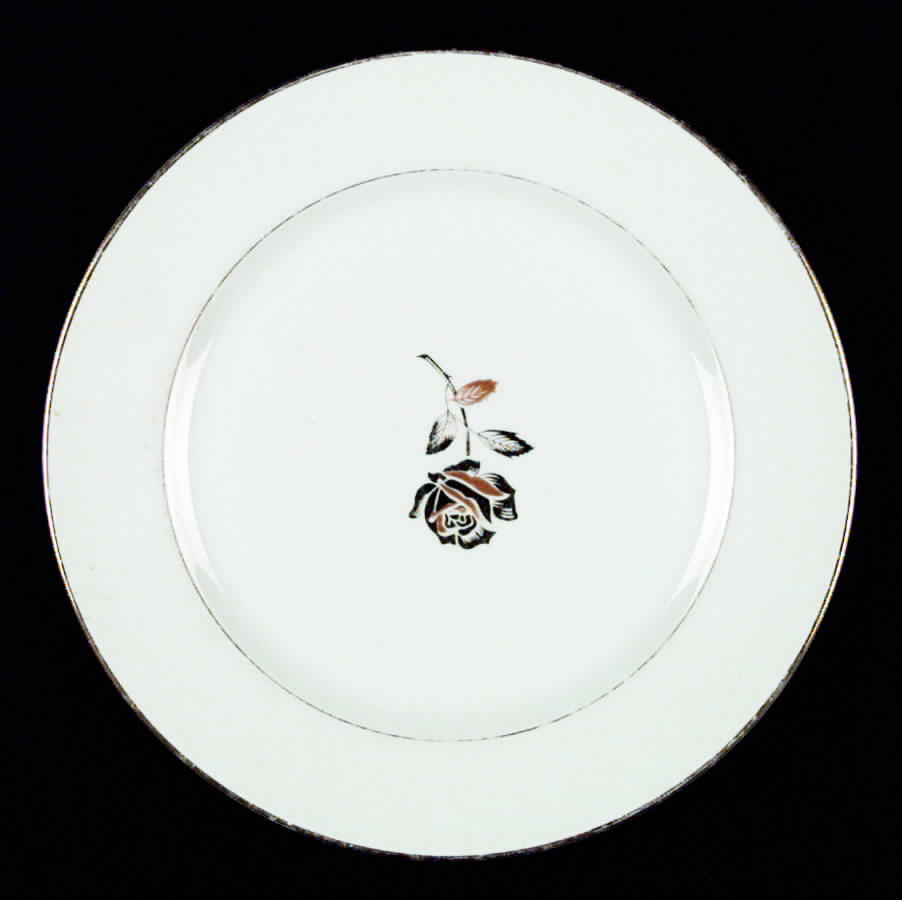Golden Rose (Gold Rose, Hall Mark) Dinner Plate by Fine China of Japan-1