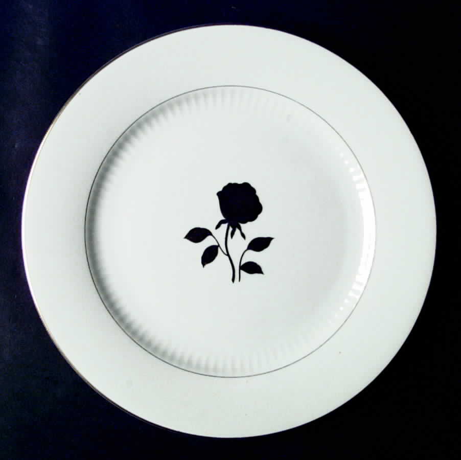 Gold Rose Dinner Plate by Fine China of Japan-1