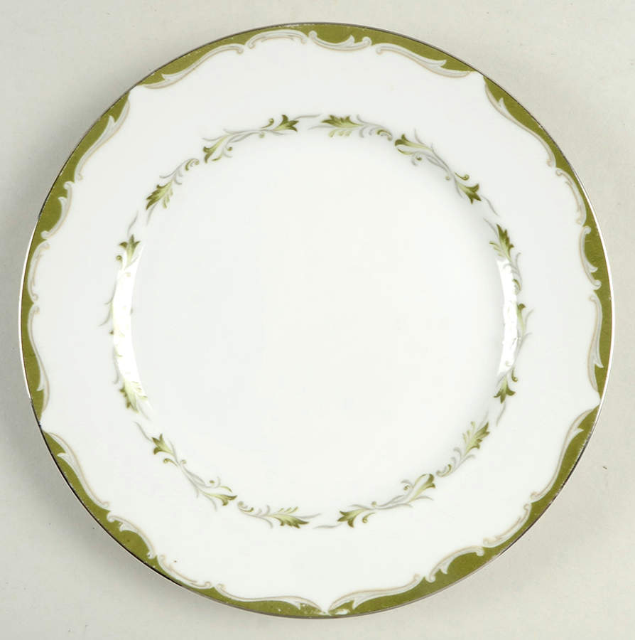 Green Bay Salad Plate by Fine China of Japan-1