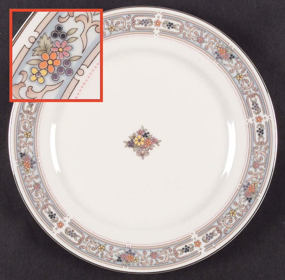 Harvest Dinner Plate by Fine China of Japan-1